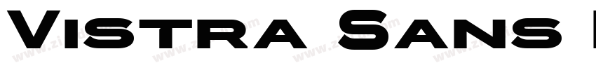 Vistra Sans Bold字体转换 Vistra Sans Bold字体转换